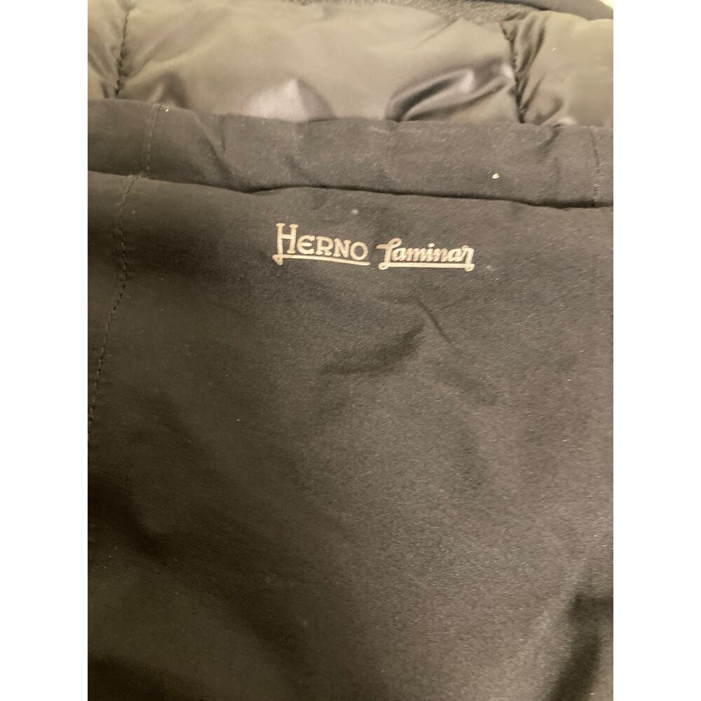 Herno Laminar Black Waterproof Gore-tex Down Jacket Hood & Gilet ~ Sz 40 - Picture 9 of 10